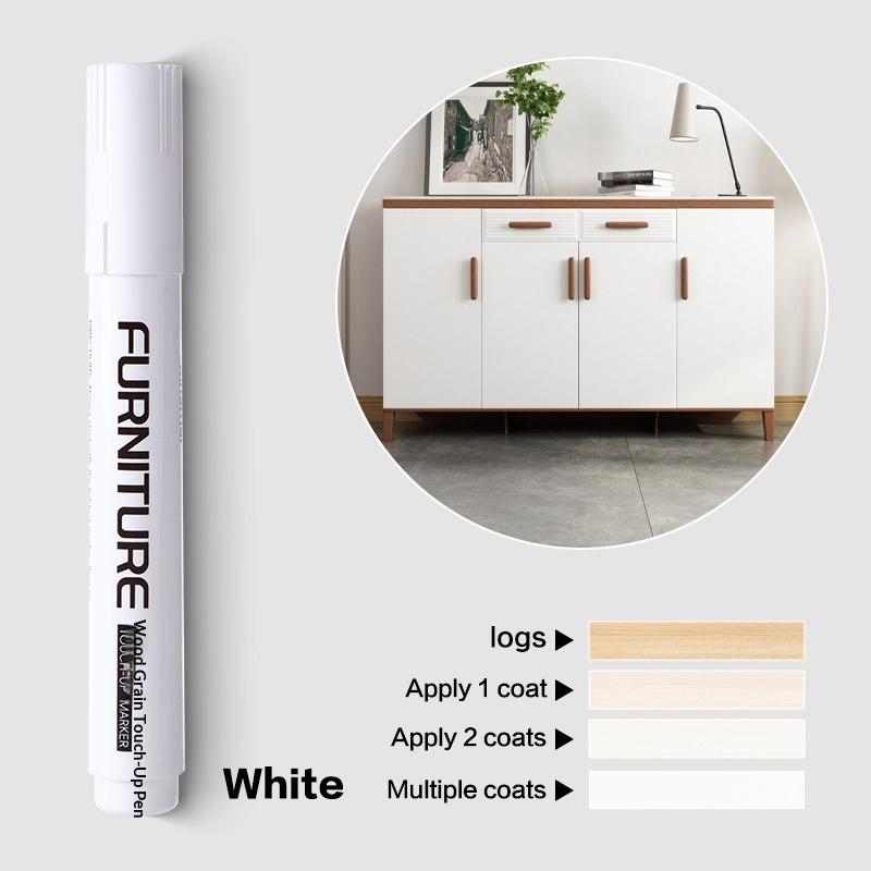 Wood Composite Grain Paint Furniture Touch-Up Markers Pens Wood Floor,Furniture,Scratch Coloring Repair Paint Pens