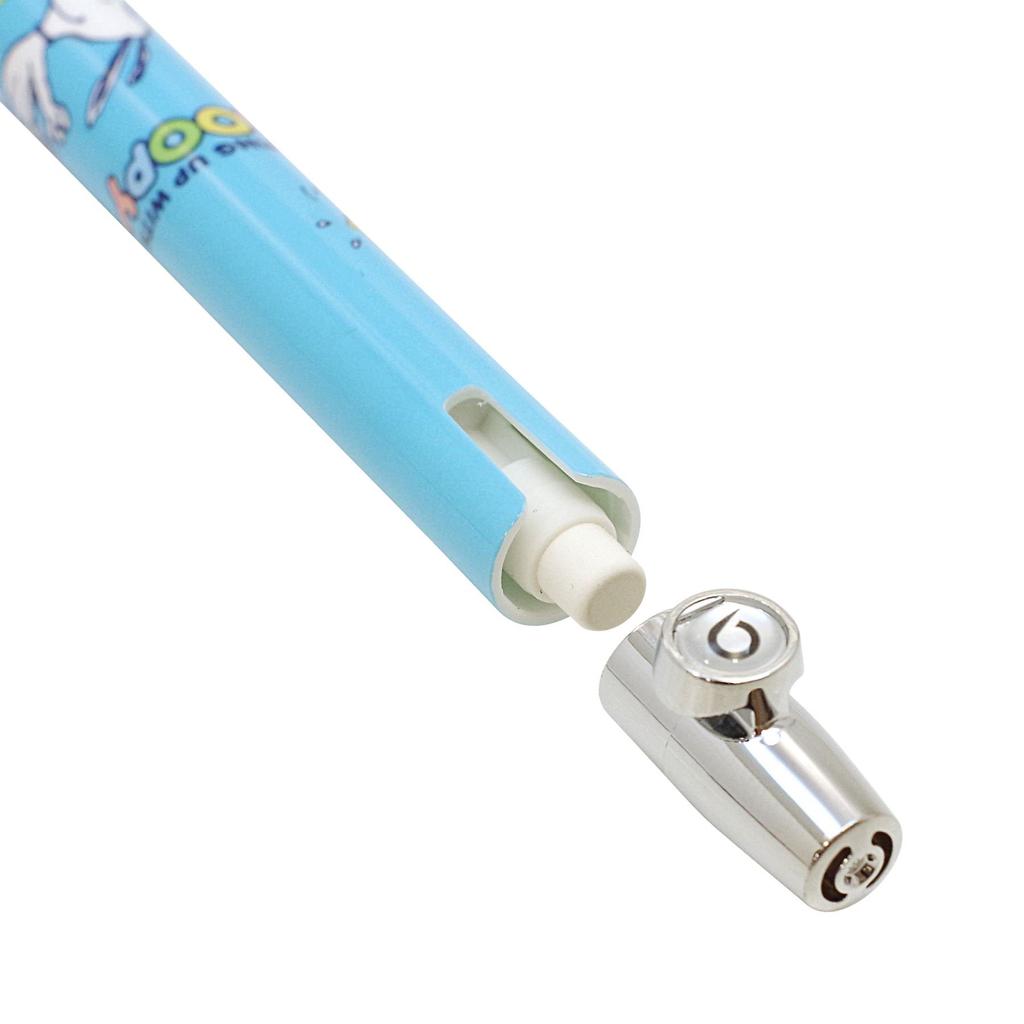 Mitsubishi Pencil Limited Mechanical Pencil "Kurutoga" 0.5mm SNOOPY/Snoopy with Rubber Grip [S Blue] M