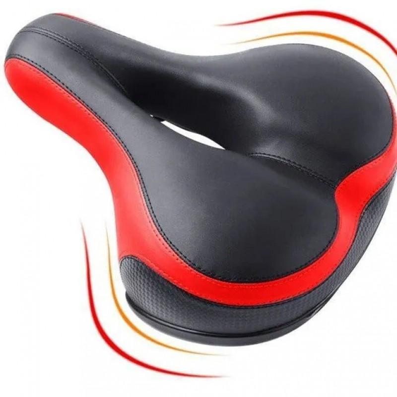 Comfortable Mountain Bike Saddle With Thick PU Cushion Off-Road Cycling Trail Riding