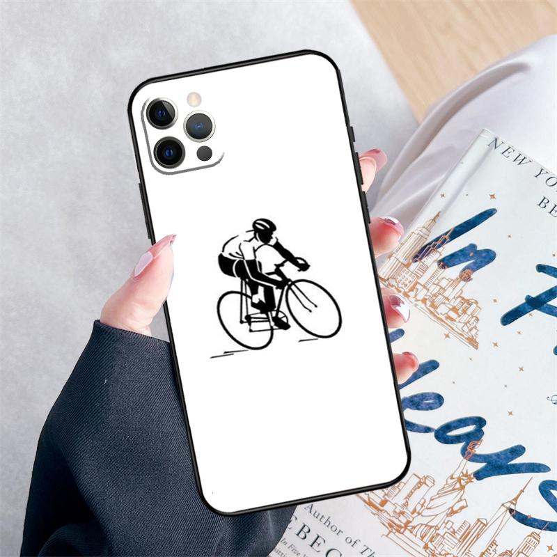 Mountain Bike Cycling  Cool Phone Case For iPhone 14 15 16 Pro Max 12 13 Mini 11 Pro Max XR 15 16 Plus 16e Cover Coque