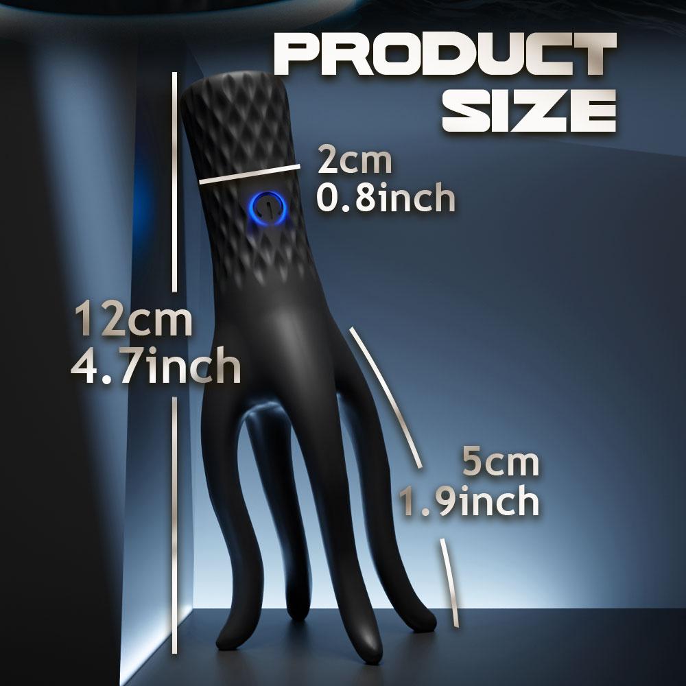 Vibrator Glans Trainer Penis G-spot Massager Soft Handheld Rezistență Prelungire Jucărie Adultă pentru Bărbați