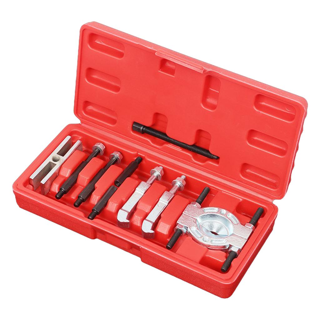 Versatile 9 Pieces Bearing Removal Tool Kit Wheel Transmission Bearing Separator Hub Axles Puller Set Jaws Transom Beam