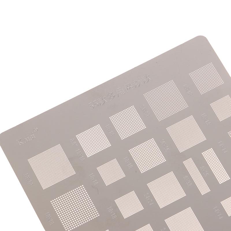 4Pcs Universal Bga Reballing Stencil For Mtk Msm Cpu Pm Power Ic Planting Soldering Net