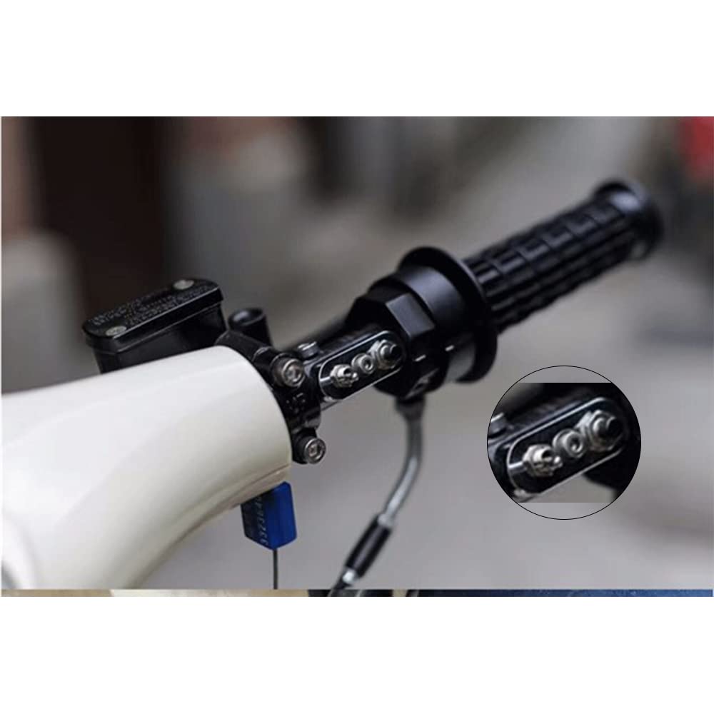 CXINCFBFUSH Motorcycle Micro Horn Switch Handle Switch 3 Position ON-OFF-ON