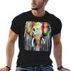 Watercolor Elephant Tshirt Athletic Fit Sports Short Sleeve Top