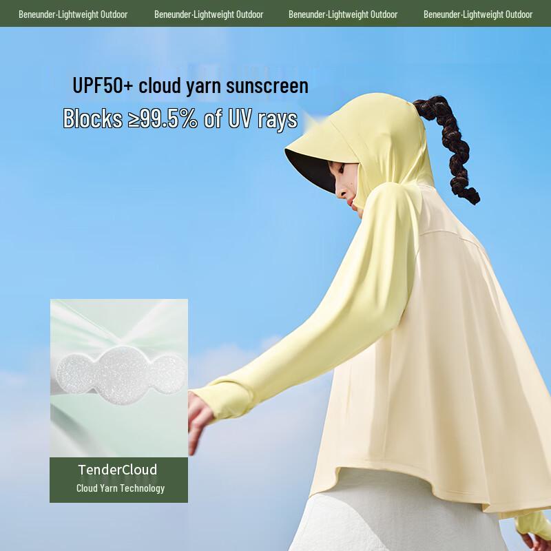 beneunder Châle de protection solaire UPF rafraîchissant pour femme AL41524