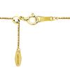 Lala Christie Gold Chain 18K Approximately Up to Adjustable Necklace, Gold, Venetian, 0.65mm Wide, 1.89g, 45cm, Length, lc97-0045
