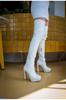 Women's Fashion Style Special Design High Heel Over The Knee Stretch Boots