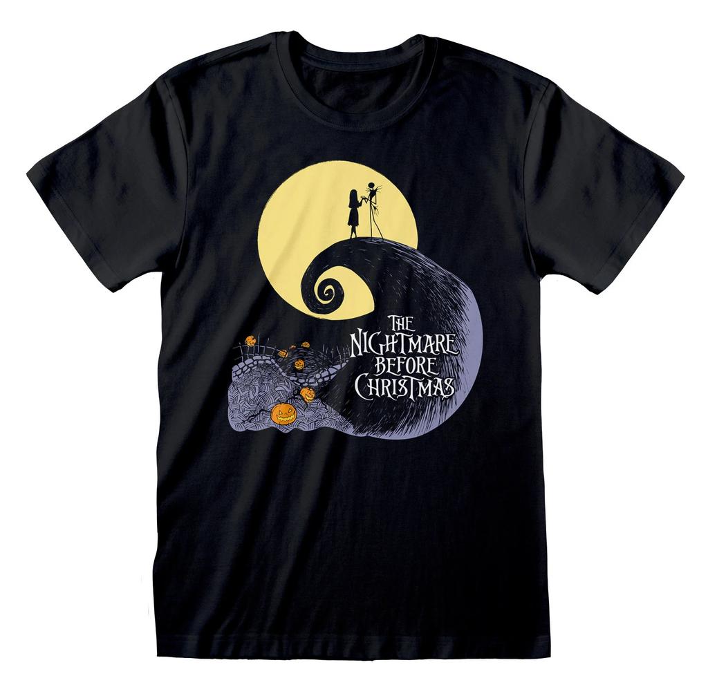The Nightmare Before Christmas Official Poster Mens Unisex T-Shirt