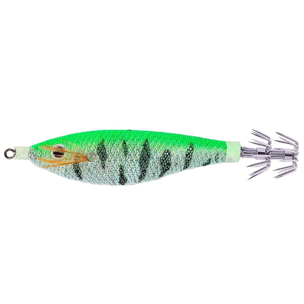 10cm 10g Fishing horizontal Squid Jigs Fishing Lure Artificial Squid Hook Jigging Baits For Sea Fishing Cuttlefish Luminous