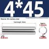 304 Stainless Steel Slotted Spring Pin, Cylindrical Shaft Pin, Locating and Hollow Pin (M5-M12)