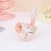 Mini Size Enameled Animal Figurines Pink Blue Color Bionic Ornaments  Home Decor