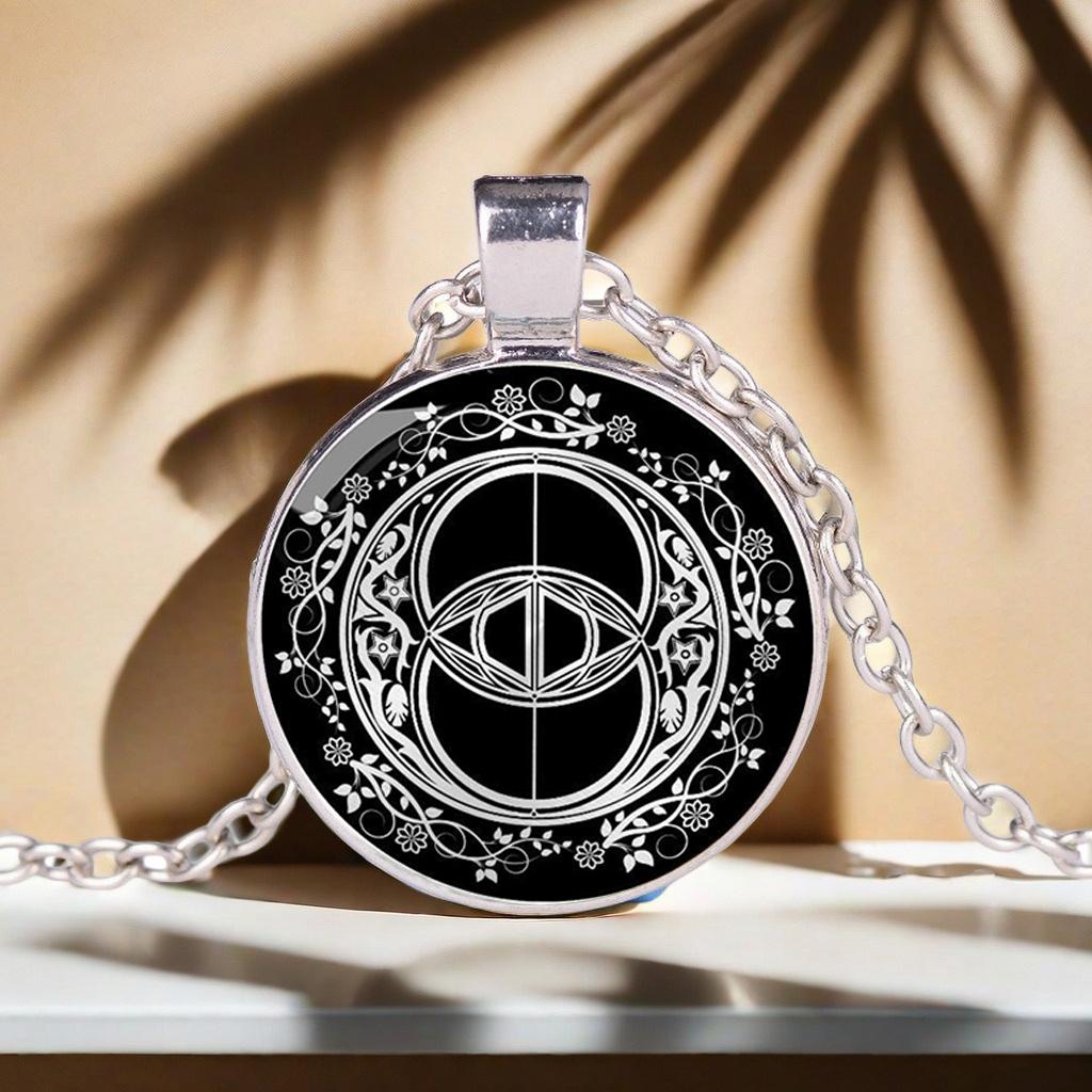 

Chalice Well Necklace Pendant Vesica Pisces Jewelry Suitable for both men and women