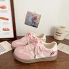 Cute cat pink German training shoes women's shoes 2025 spring and autumn new fashion niche original chic casual white shoes