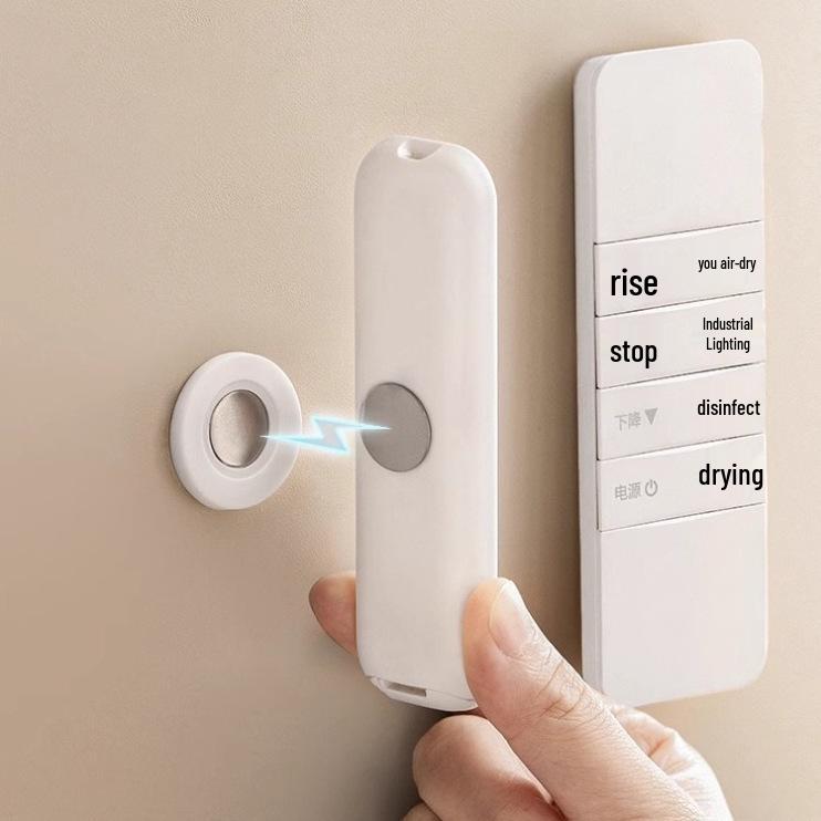 

Wall-Mounted Magnetic Hook for Air Conditioner Remote Control