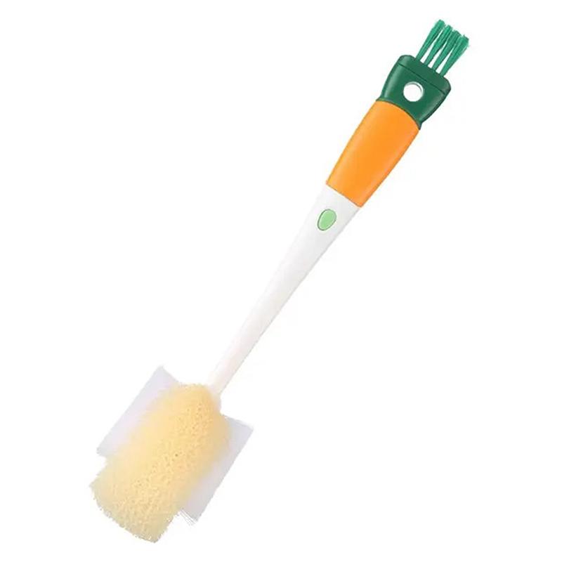 

Щетка для чистки чашек 4 в 1, щетка для чистки щелей в бутылках, съемная щетка для чистки детских бутылочек, кухонные принадлежности