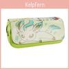 Pokmon Cartoon Student Large Capacity Double Zipper Pencil Case With Compartments For School Supplies