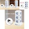 Reliable Uk Standard Vertical Power Strip With Multiple Usb Ports For Home And Office Use