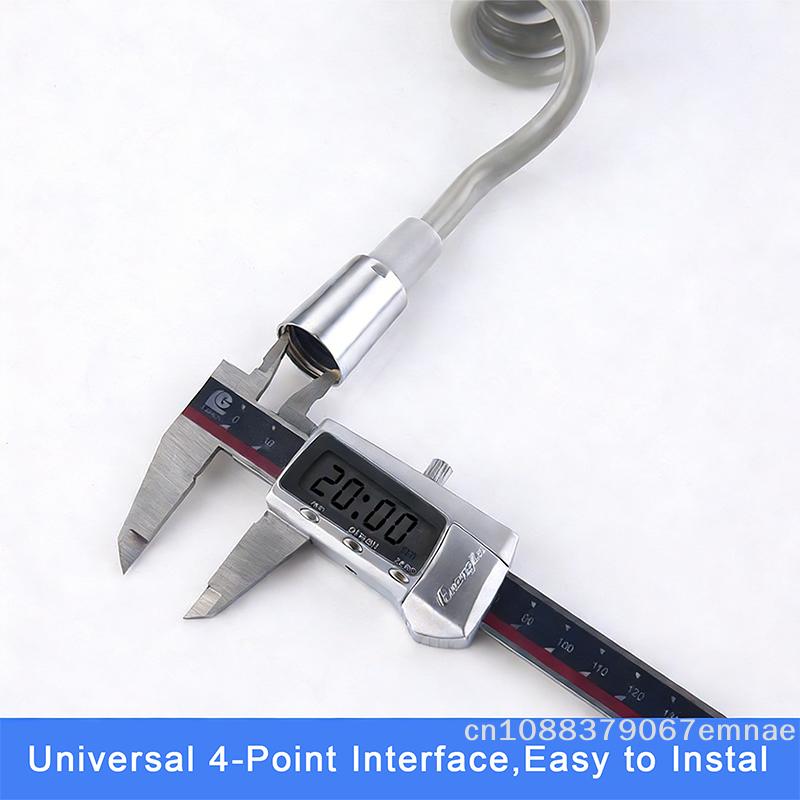 [C3]Toilet Spray Nozzle Bidet Hose Telescopic 1.5/2 Meter Spring Inlet Hose Telephone Line Shower Head Hose