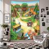 Wall TapestryAsterix & Obelix Art Hanging Cloth Decorative Background Cover for Room Decoration