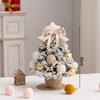 35/45/60Cm Diy Christmas Tree With Led Lights Desktop Ornaments Handmade Artificial Xmas Tree New Year Gift Home Office Decor