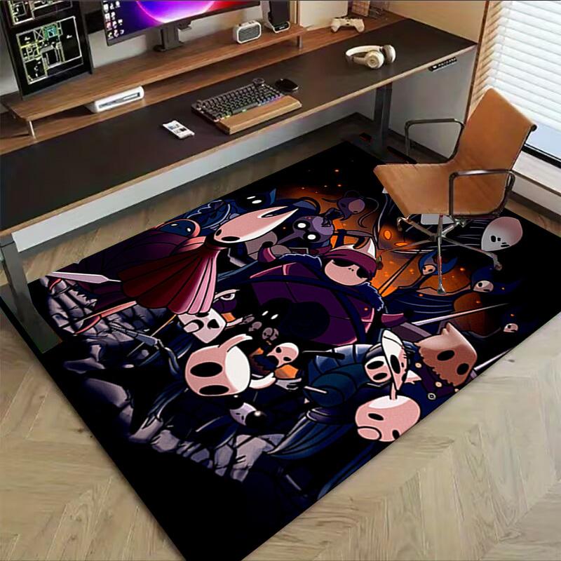 1pc Shadowy Figures Gather Carpet for Playroom Bedroom Living Room Sofa Home Decor,kids Game Area Rug Non-slip Floor Mat Y8263