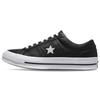 Converse One Star Low Leather Black White 158465C