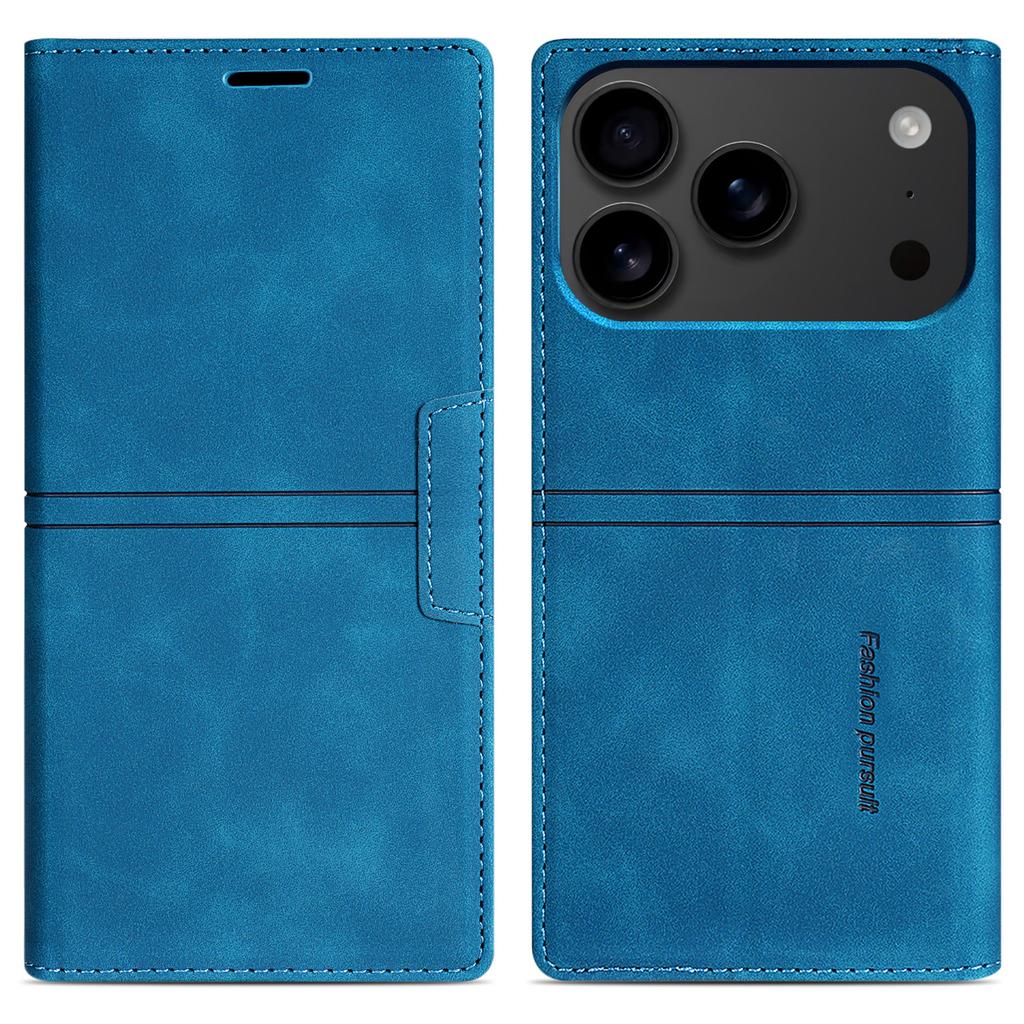 For iPhone 17 Pro Max Wallet Case Magnetic Closing Leather Phone Cover