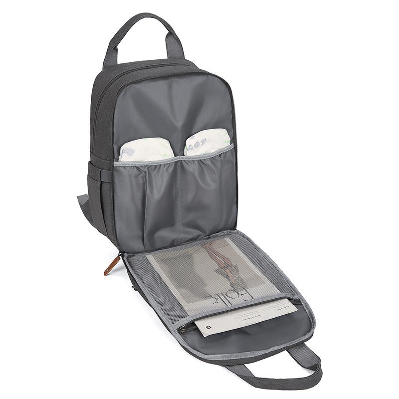 New Multifunctional Mommy Bag, Baby Urine Pad, Insulated Compartment, Baby Backpack, Multi Compartment Large Capacity Mother and Baby Bag