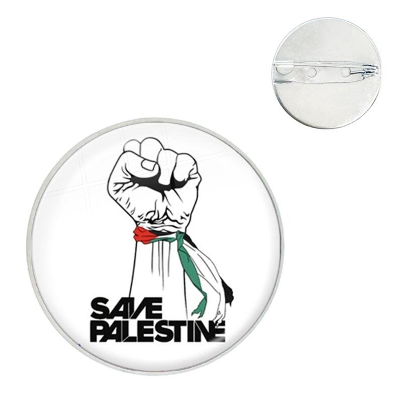 Bunter PLE Flaggen-Anstecker Stilvolle Nationalflaggen-Anstecknadel Tragbare Hemd-Reversnadel Modische Brosche Accessoire für Männer Frauen