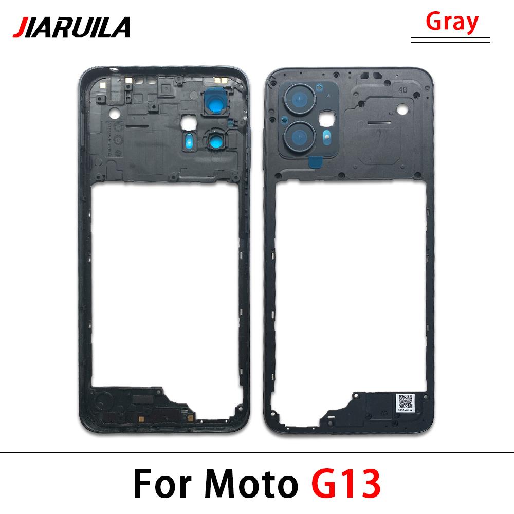 NUOVO Telaio Centrale Per Motorola Moto G13 G31 G41 G42 G84 G23 G6 Cornice Centrale Telaio Centrale Con Lente Fotocamera Parti di Ricambio