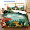 Jungledinosaur Customize Your Name Duvet Cover Soft Bedding Set For Bedroom Guest Room And Dorm Decoration Threepiece Set Includes 1 Duvet Cover 2