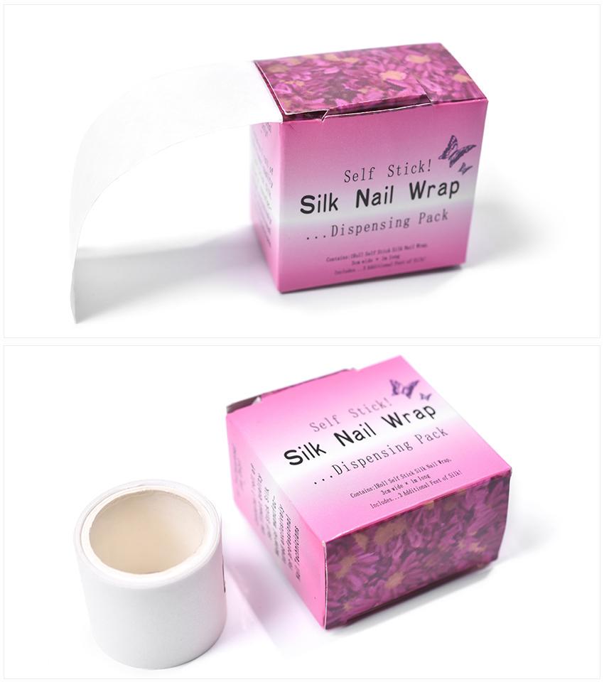 kads Fiberglass Silk Wrap Professional Artificial Nail Tool Adhesive Nail Repair Fiberglass Silk Nail Wrap Reinforce Nail Tips