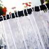 1Set Waterproof Bathroom Shower Curtain Transparent Bathroom Curtain with Hooks Thickened Bathing Sheer Wide Bath Curtain.