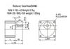 Tianli 220V 40W Single-Phase AC Variable Speed Geared Motor with 5GU Gearbox, 15mm Shaft, M540-502