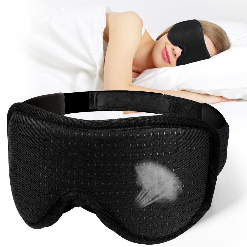 3D Stereo Shading Sleep Eye Mask - Unisex, Breathable, Light-Blocking for Adults and Students