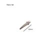 Women Professional With Teeth Silver Single Prong Hairdressing Styling Tools Hair Clips Alligator Hairpin