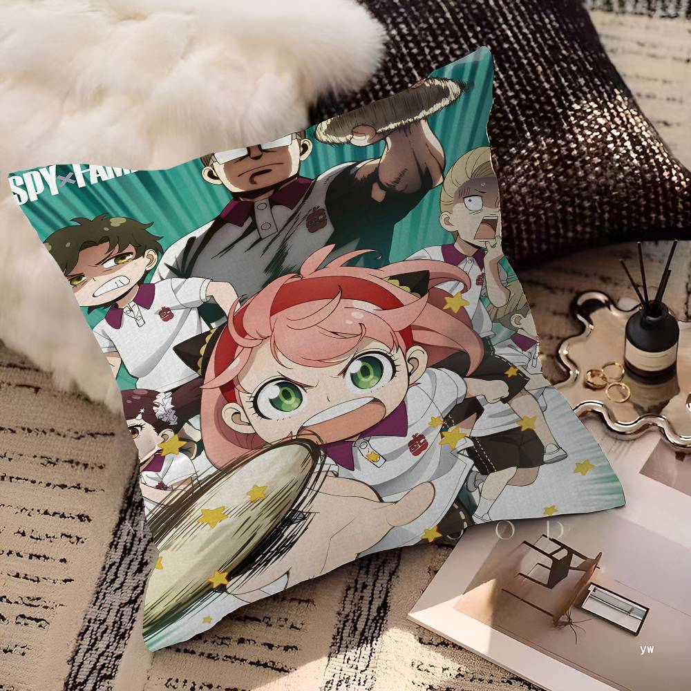 Spy X Family Pillow Anime Pillow Sofa Bed Head Pillow Cover Cushion Cover 45x45 cm Fashion