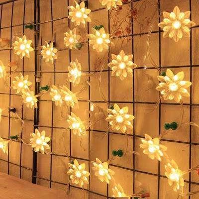1,5/3/6/10 m LED Lichterkette Kristall Kirschblüte Blume Girlande Weihnachten Hochzeit Party Zimmer Girlande Dekor Batterie