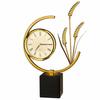Clock Roman Numeral Tabletop Sculpture Elegant for Office Desk