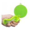 Silicone Washer Kitchen Scrubber With Handle For Dishes Silicone Sponge Washing