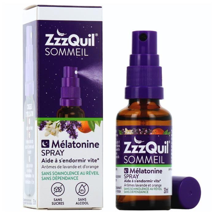 ZzzQuil Sommeil Arôme Lavande & Orange Spray Mélatonine 30ml