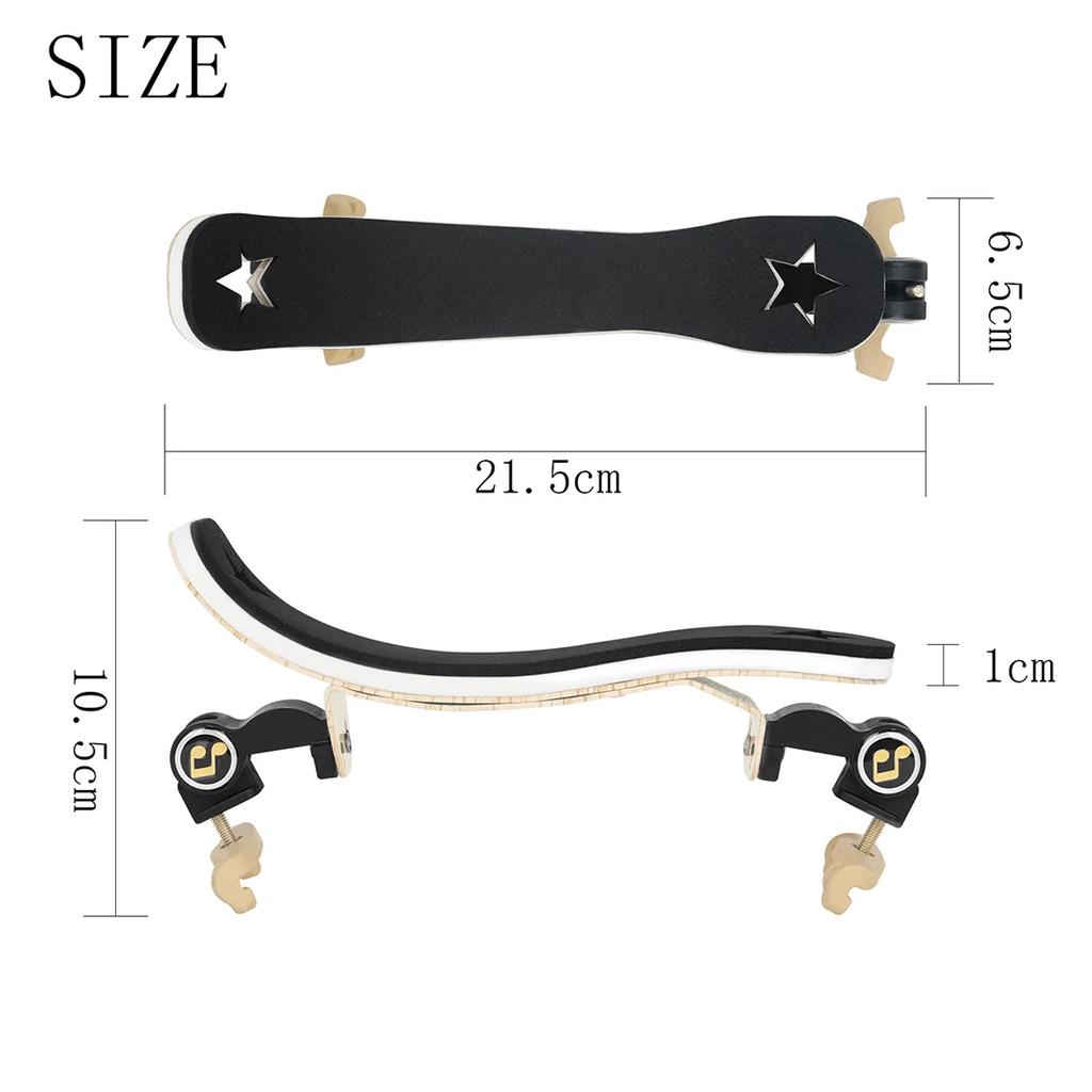 IRIN Violin Shoulder Rest Durable Silicone Shoulder Rest Claws for 4/4 3/4 1/2 1/8 Violin Rest Pad Violin Parts & Accessories