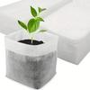 100/200pcs Biodegradable Seed Nursery Bags Non-Woven Plants GrowBags Fabric Seedling Pots Plants Pouch Home Garden Supply