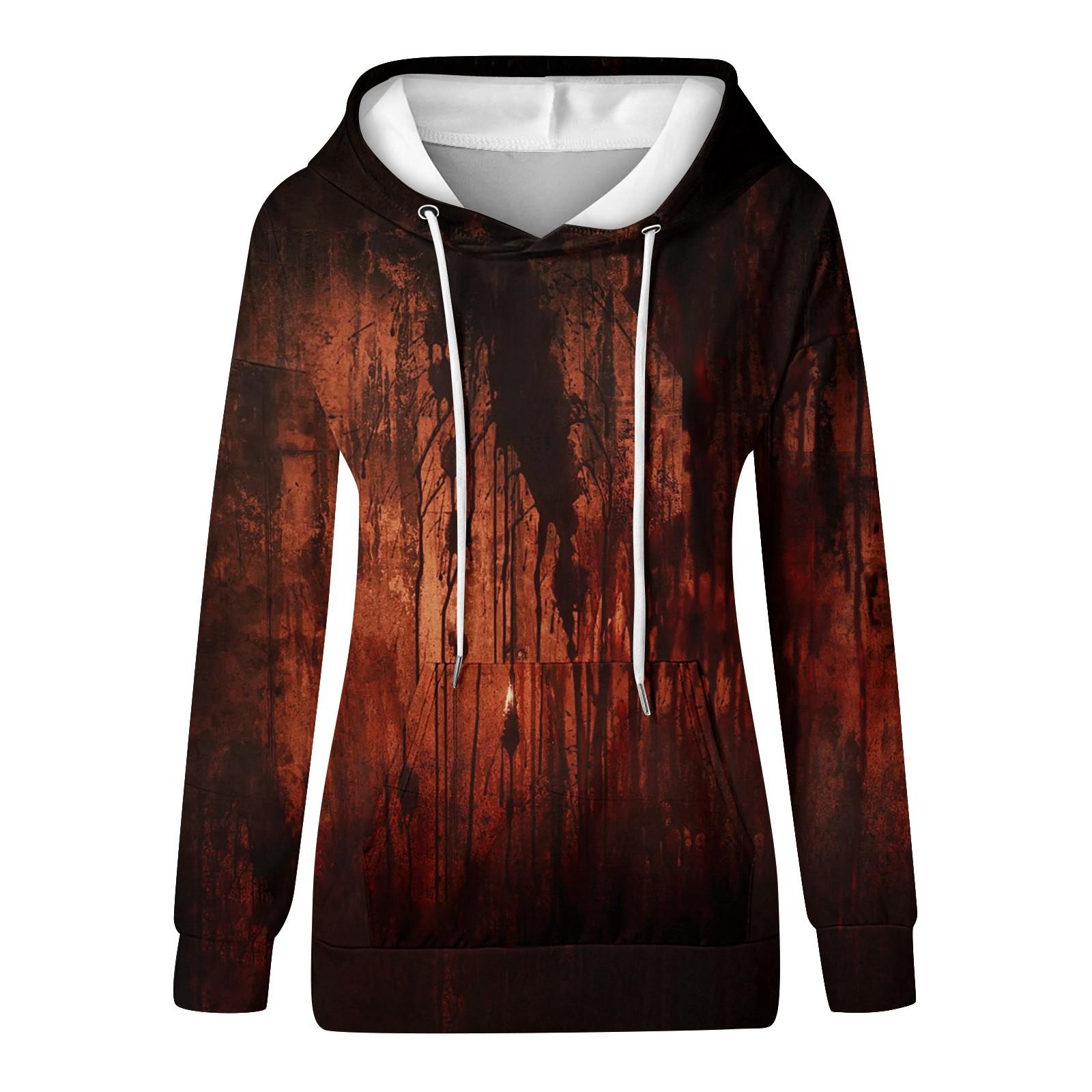 Женская модная повседневная блузка с круглым вырезом и коротким рукавом с принтом M — фото 4