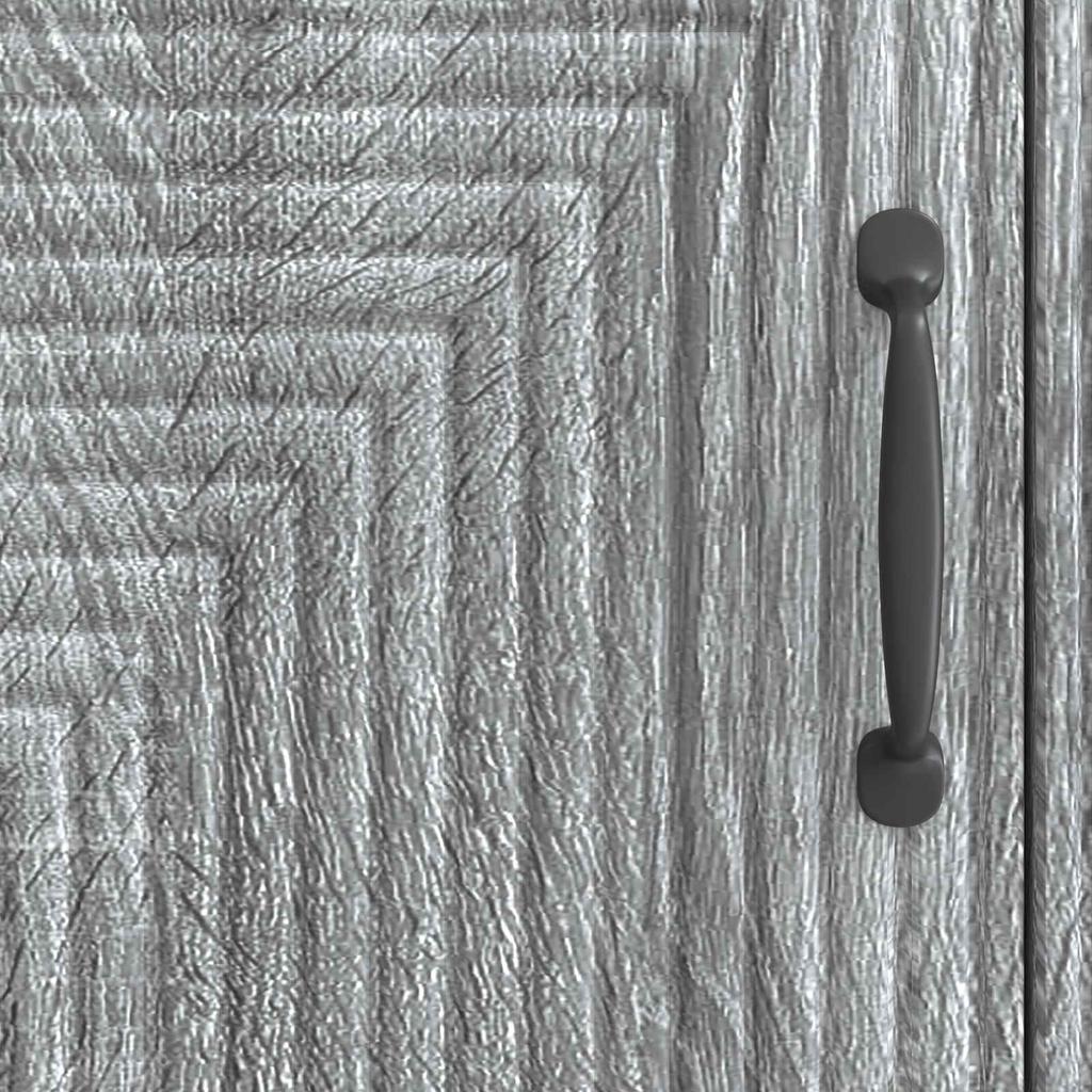 Sideboard Grey Sonoma 66 x 34.5 x 89.5 cm Particleboard