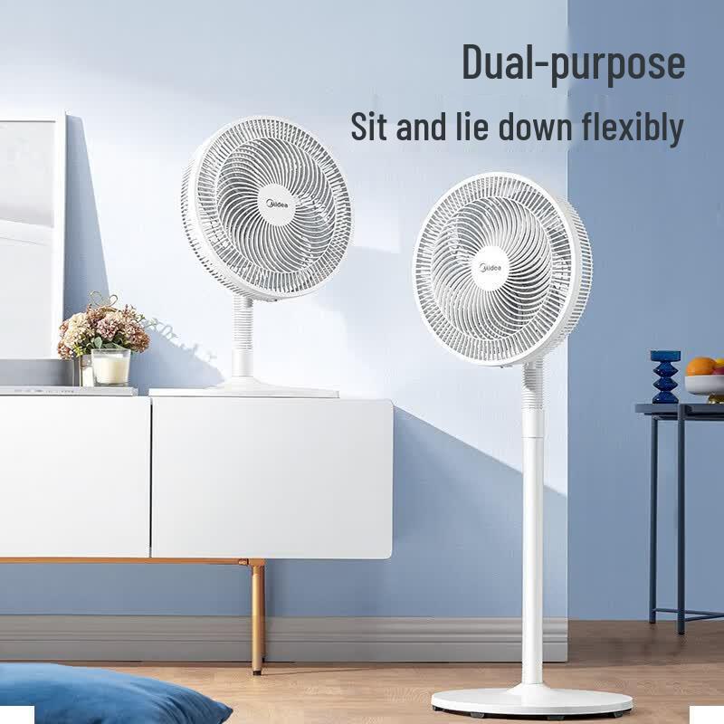 Midea 7-Blade Variable Frequency Desk & Floor Fan CN plug (adapter included)