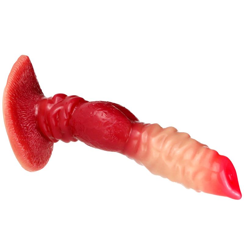 Liquid Silicone Dildo Female Super Simulation Makeup Gradient Color Anal Plug Adult Sex Products