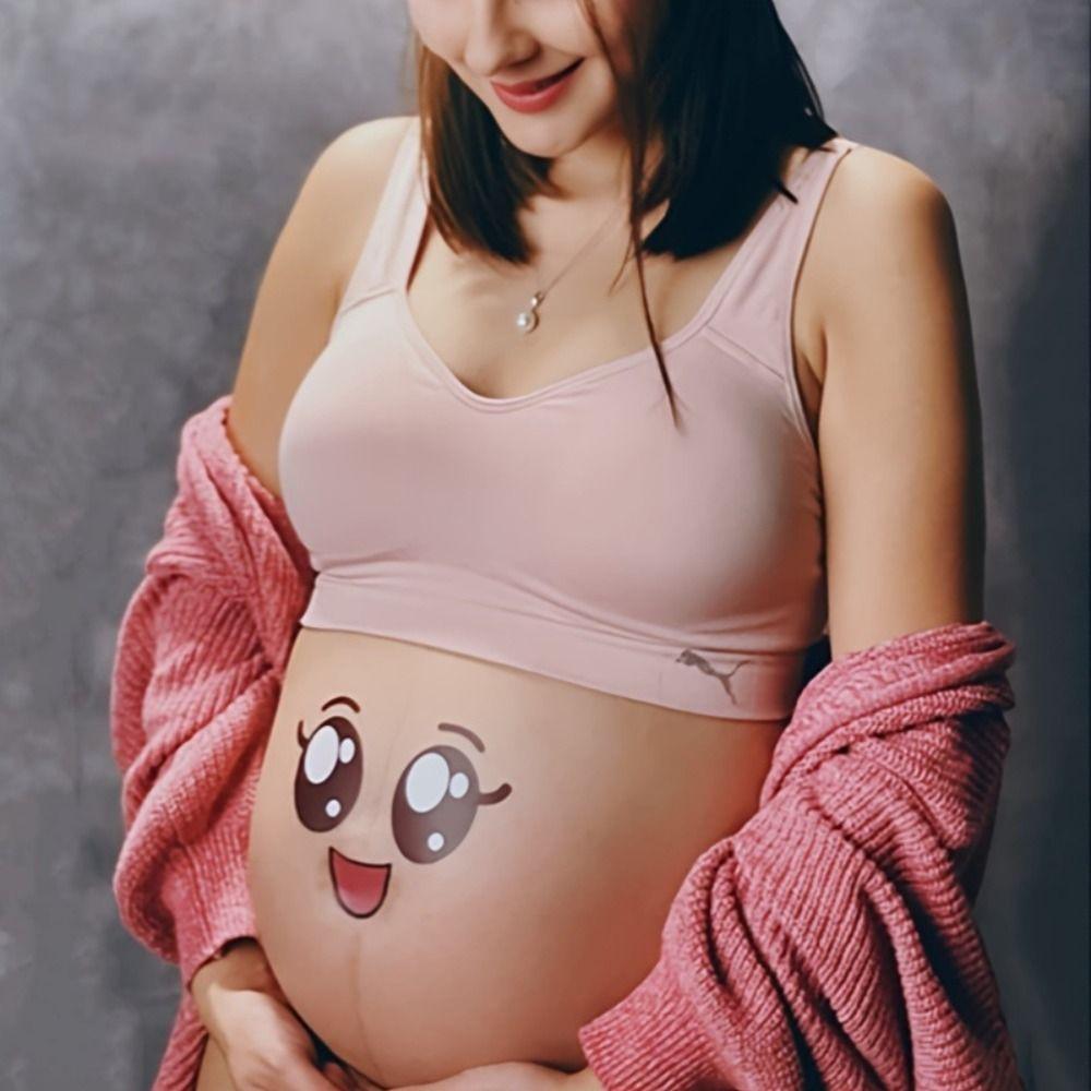 9PCS/Set Peel and Stick Pregnancy Belly Stickers Baby Bump Stickers Pregnancy Photoshoots