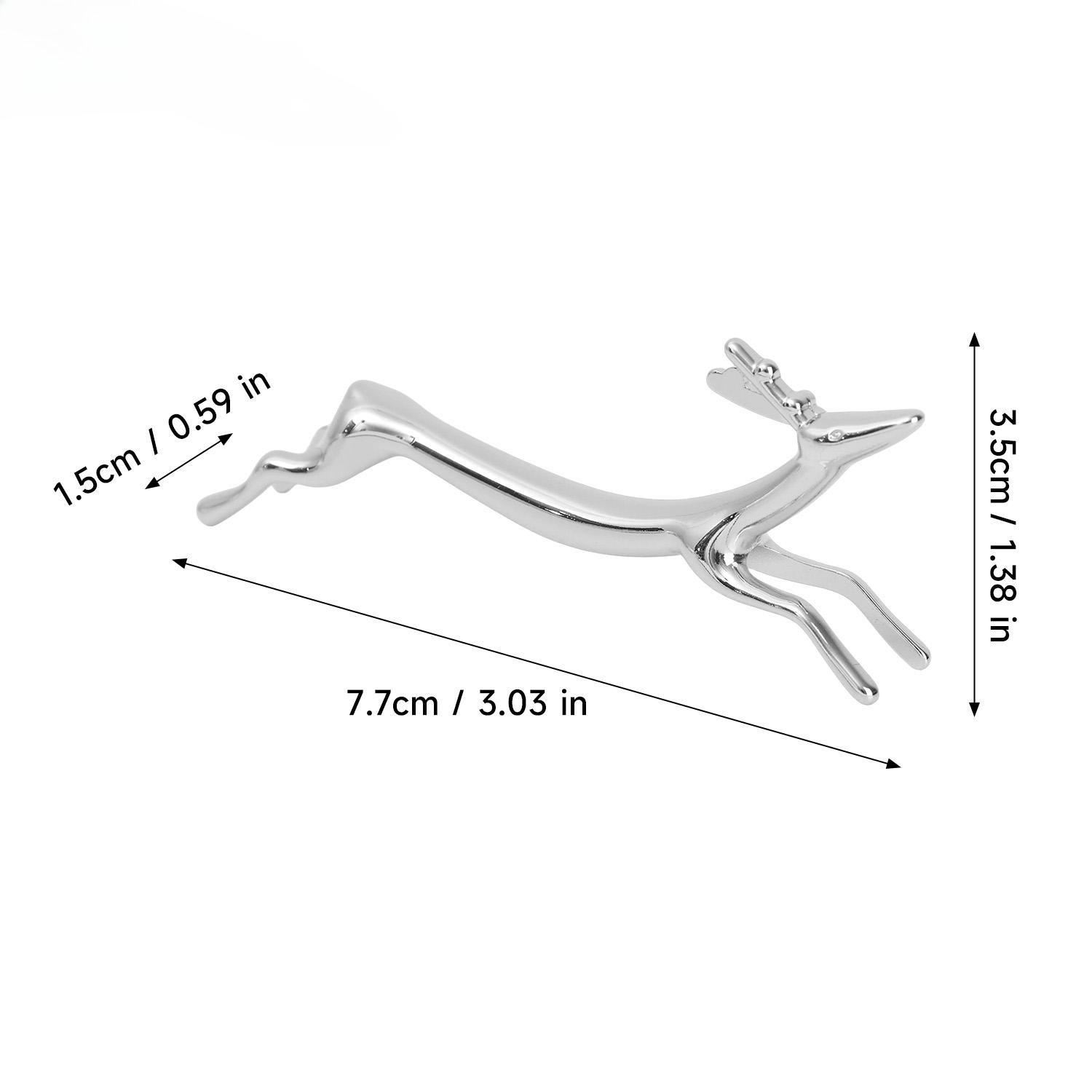 Zinc Alloy Cutlery Bracket Holder Silver Fawn /Little Dog Shape Cutlery Storage Cute Tableware Rack Holder Dinner Table Supplies 1PCS